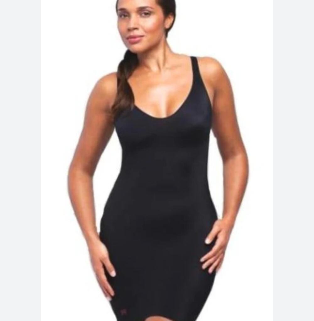 Ruby Ribbon Black Shapewear Dress size Medium